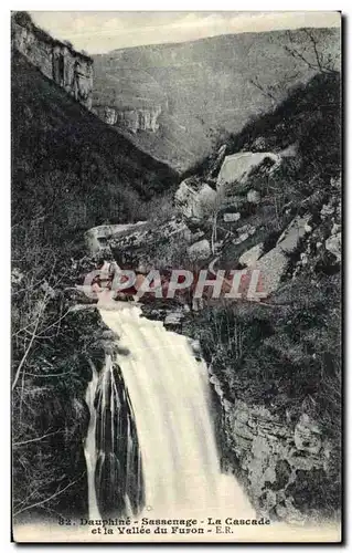 Ansichtskarte AK Dauphine Sassenage La Cascade et la Vallee du Furon