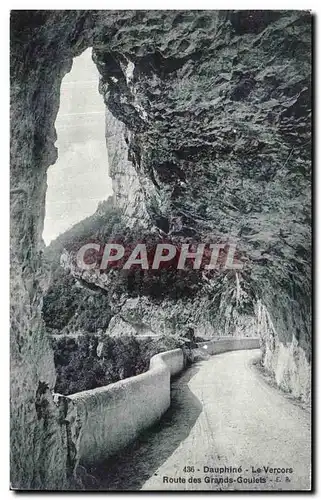 Cartes postales Dauphine Le Vercors Route des Grands Goulets