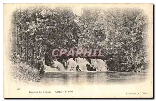 Ansichtskarte AK Chateau De Vizille Cascade Du Parc