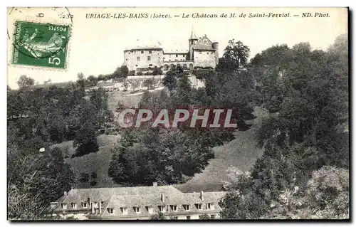 Cartes postales Uriage Les Bains Le Chateau de M De Saint Fettiol