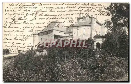 Cartes postales Uriage le Bains Le Vieux Chateau