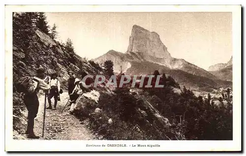 Cartes postales Grenoble Le Mont Aiguille Alpinistes