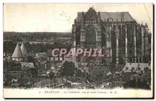 Ansichtskarte AK Beauvais La Cathedrale Vue de Saint Etienne