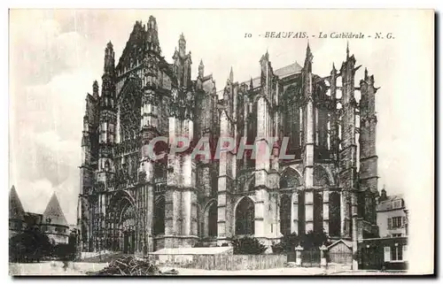 Cartes postales Beauvais La Cathedrale