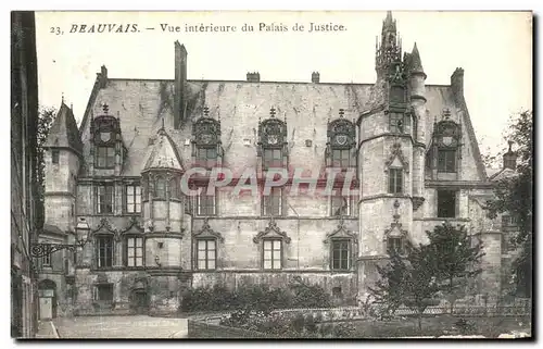 Cartes postales Beauvais Vue Interieure du Palais de Justice