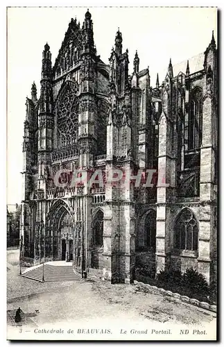 Cartes postales Beauvais Le Grand Portail