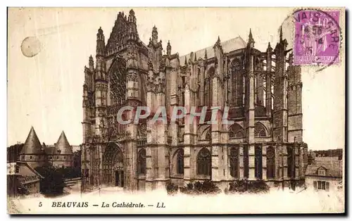 Cartes postales Beauvais La Cathedrale