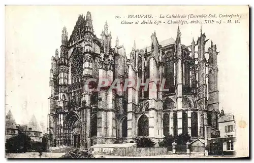 Cartes postales Beauvais La Cathedrale