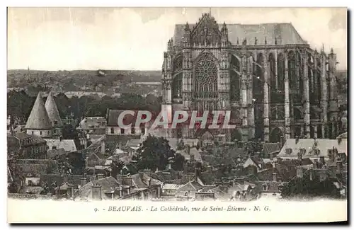 Ansichtskarte AK Beauvais La Cathedrale Vue de Saint Etienne