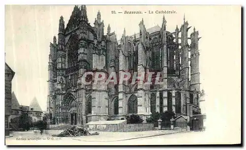 Cartes postales Beauvais La Cathedrale