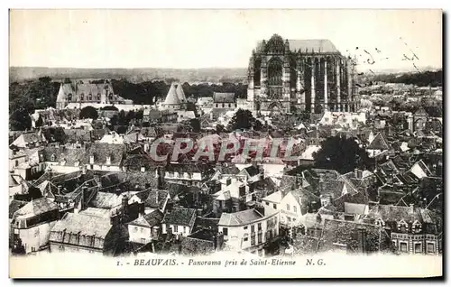 Ansichtskarte AK Beauvais Panorama pris de Saint Etienne