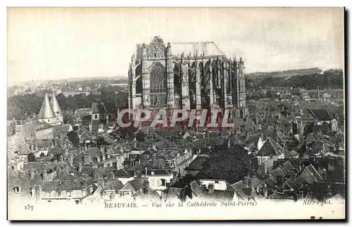 Cartes postales Beauvais Vue Sur la Cathedrale Saint Pierre