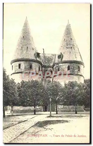 Cartes postales Beauvais Tours du Palais de Justice