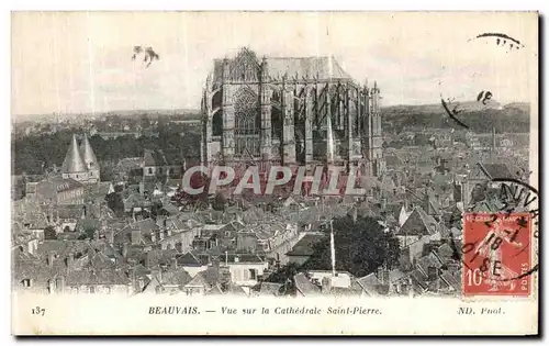 Ansichtskarte AK Beauvais Vue sur La Cathedrale Saint Pierre