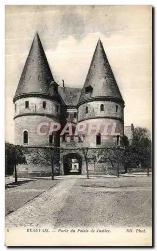 Cartes postales Beauvais Porte Du Palais De Justice