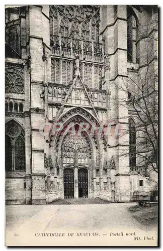 Cartes postales Cathedrale De Beauvais Portail Nord