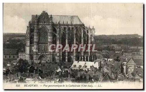 Ansichtskarte AK Beauvais Vue Panoramique de la Cathedrale