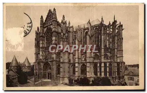 Cartes postales Beauvais La Cathedrale Vue Generale