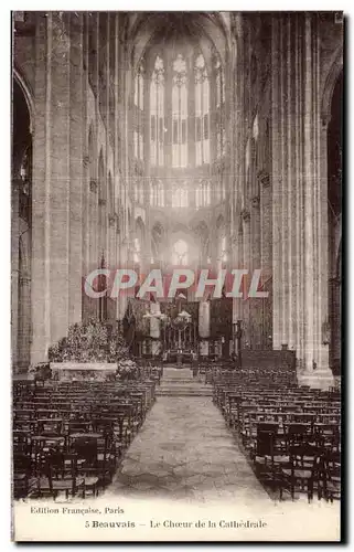 Ansichtskarte AK Beauvais Le Choeur de la Cathedrale