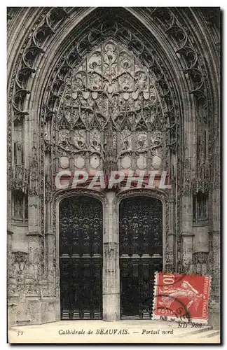 Ansichtskarte AK Cathedrale de Beauvais Portail Nord