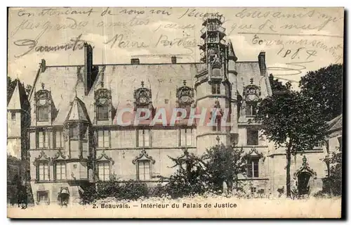 Cartes postales Beauvais Interieur du Palais de Justice
