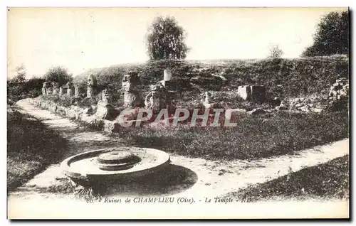 Cartes postales Ruines de Champlieu Le Temple