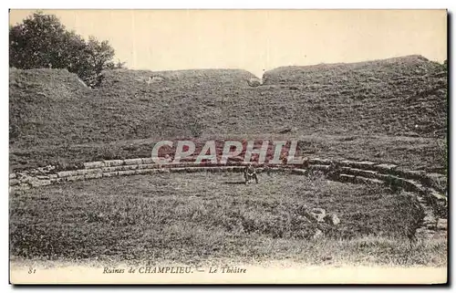 Ansichtskarte AK Ruines de Compiegne Le Theatre