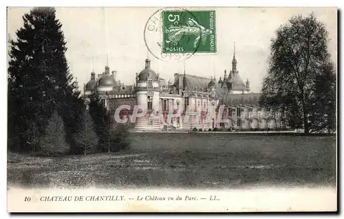 Ansichtskarte AK Chateau De Chantilly Le Chateau vue du parc