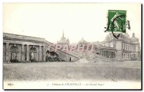 Ansichtskarte AK Chateau De Chantilly Le Grand Degre