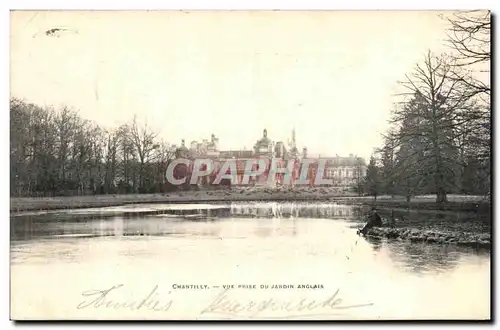 Cartes postales Chantilly Vue Prise du jardin anglais