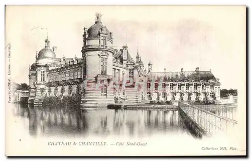 Ansichtskarte AK Chateau de Chantilly Cote Nord Ouest