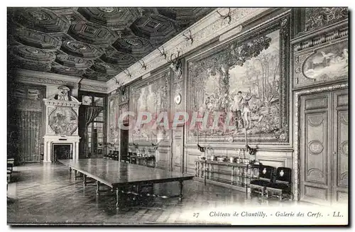 Ansichtskarte AK Chateau de Chantilly Galerie des Cerfs