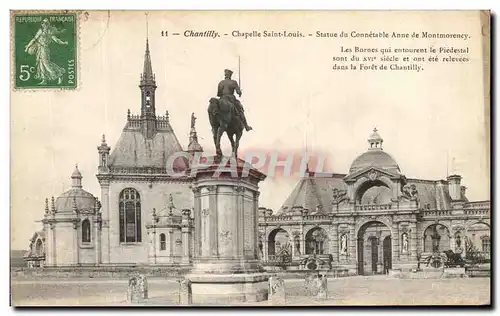 Ansichtskarte AK Chantilly Chapelle Saint Louis Statue du connetable Anne de Montmorency