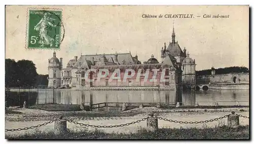 Ansichtskarte AK Chateau de Chantilly Cote sud ouest