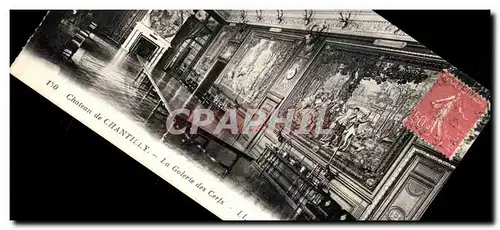 Cartes postales Chateau de Chantilly La Galerie des cerfs