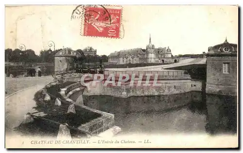 Cartes postales Chateau de Chantilly L Entree du Chateau