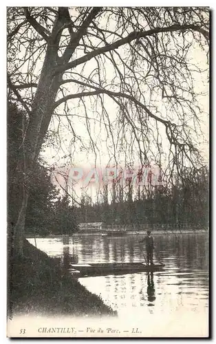 Cartes postales Chantilly Vue du Parc