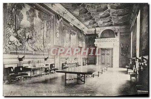 Cartes postales Chateau de Chantilly La galerie des cerfs