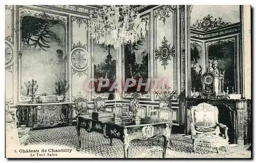 Ansichtskarte AK Chateau de Chantilly Le petit salon