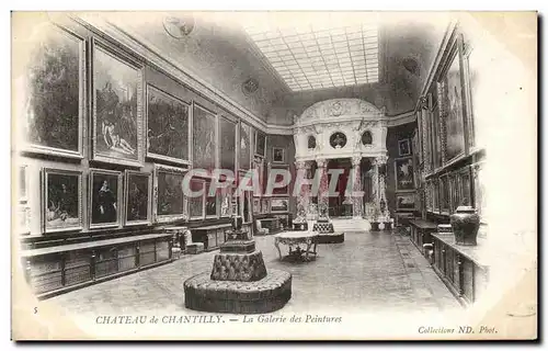 Ansichtskarte AK Chateau de Chantilly La Galerie des peintures