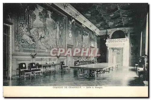 Ansichtskarte AK Chateau de Chantilly Salle a manger