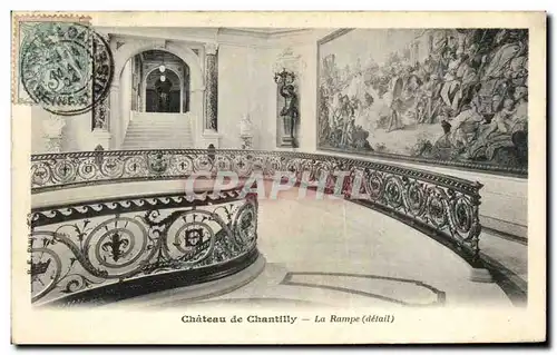 Ansichtskarte AK Chateau de Chantilly La Rampe