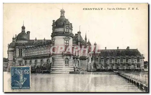 Cartes postales Chantilly Vue du Chateau