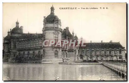 Cartes postales Chantilly Vue du Chateau