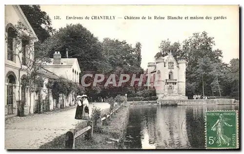 Ansichtskarte AK Environs de Chantilly Chateau de la Reine Blanche et maison des gardes