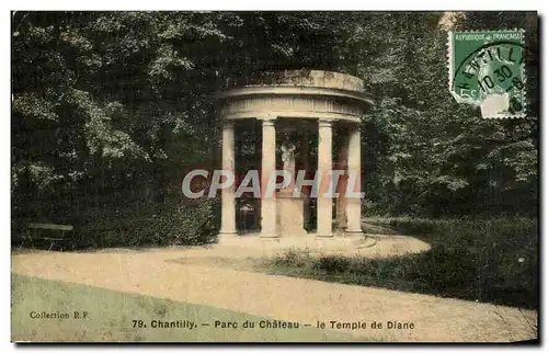 Ansichtskarte AK Chantilly Parc du Chateau le temple de Diane