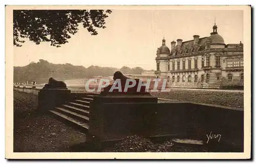 Ansichtskarte AK La Douce France Chateau de Chantilly Le chateau vu du parc