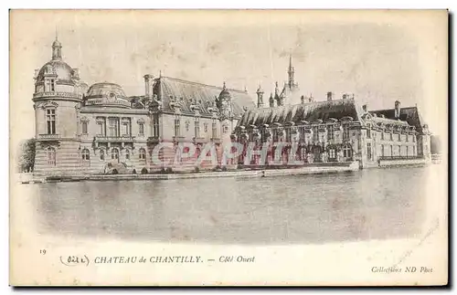 Ansichtskarte AK Chateau de Chantilly cote Ouest