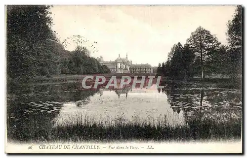 Ansichtskarte AK Chateau de Chantilly Vue dans le Parc