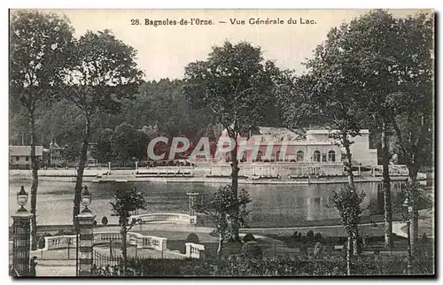 Cartes postales Bagnoles De l Orne Vue Generale et le lac